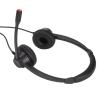 QANYEGN RJ9 Telephone Headset, Office Telephone with Noise Canceling Mic, Corded Binaural Headset Headphone for VOIP Phone view 2
