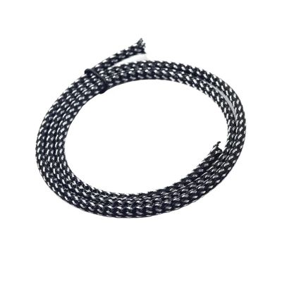 Chunsu 4mm Multicolor PET Cable Braided Sleeving Protection Expandable Sheathing-10m(B-Sliver)