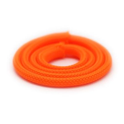 Chunsu 4mm Round PET Braided Sleeving Cable Expandable Sleeve Sheathing 10M(392inch)(R-Orange)