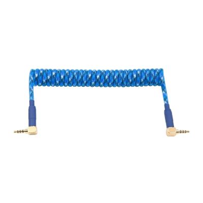Chunsu Keyboard Coiled TRRS Handmake DIY Split Data Cables Mechanical Keyboard Sofle Data Cable Transfer(40)