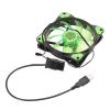 Chunsu 5V USB to IDE Fan Power Adapter Cable CPU Fan Adapter Cables USB Powe Cable -30cm(Sleeved) view 2