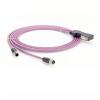 ACGTUY CANopen CanBus DB9 to M12 Male Female 5 Pin A Code PLC Controller RS232 Cable with Programming Port Right Angle Cable view 1