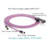 ACGTUY CANopen CanBus DB9 to M12 Male Female 5 Pin A Code PLC Controller RS232 Cable with Programming Port Right Angle Cable view 3