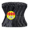 100-1000Pcs Plastic Nylon Cable Ties Self-Locking Cord Ties Straps Adjustable Cables Fastening Loop Home Office Wire Zip Ties view 2