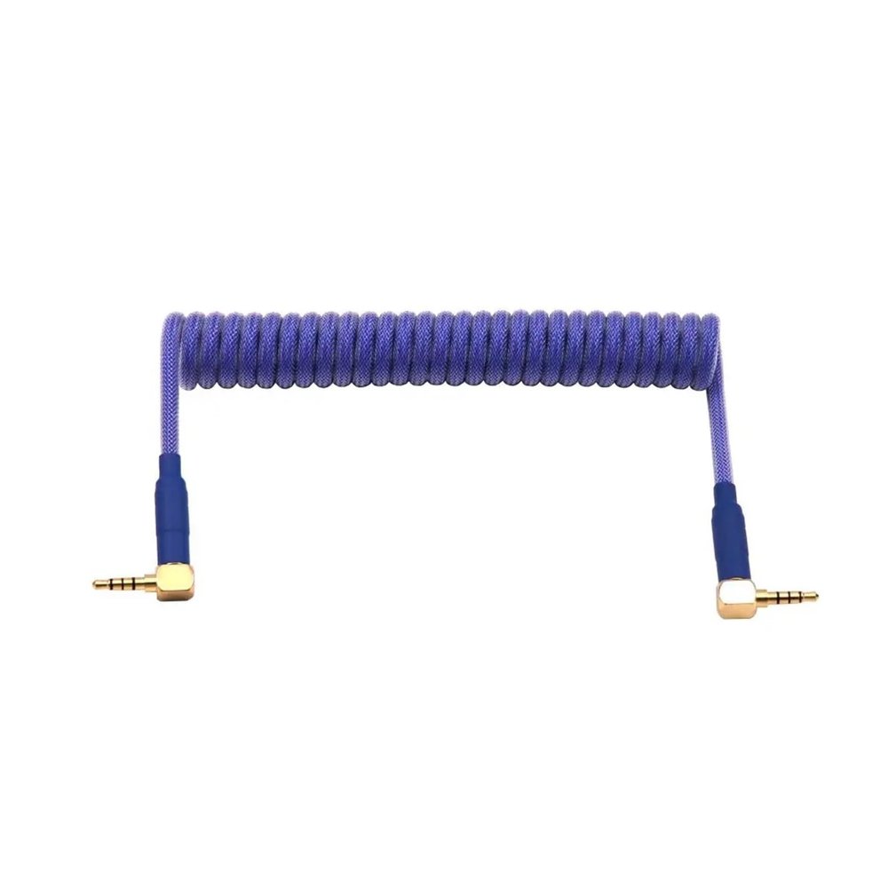 Chunsu Keyboard Coiled TRRS Handmake DIY Split Data Cables Mechanical Keyboard Sofle Data Cable Transfer(26)