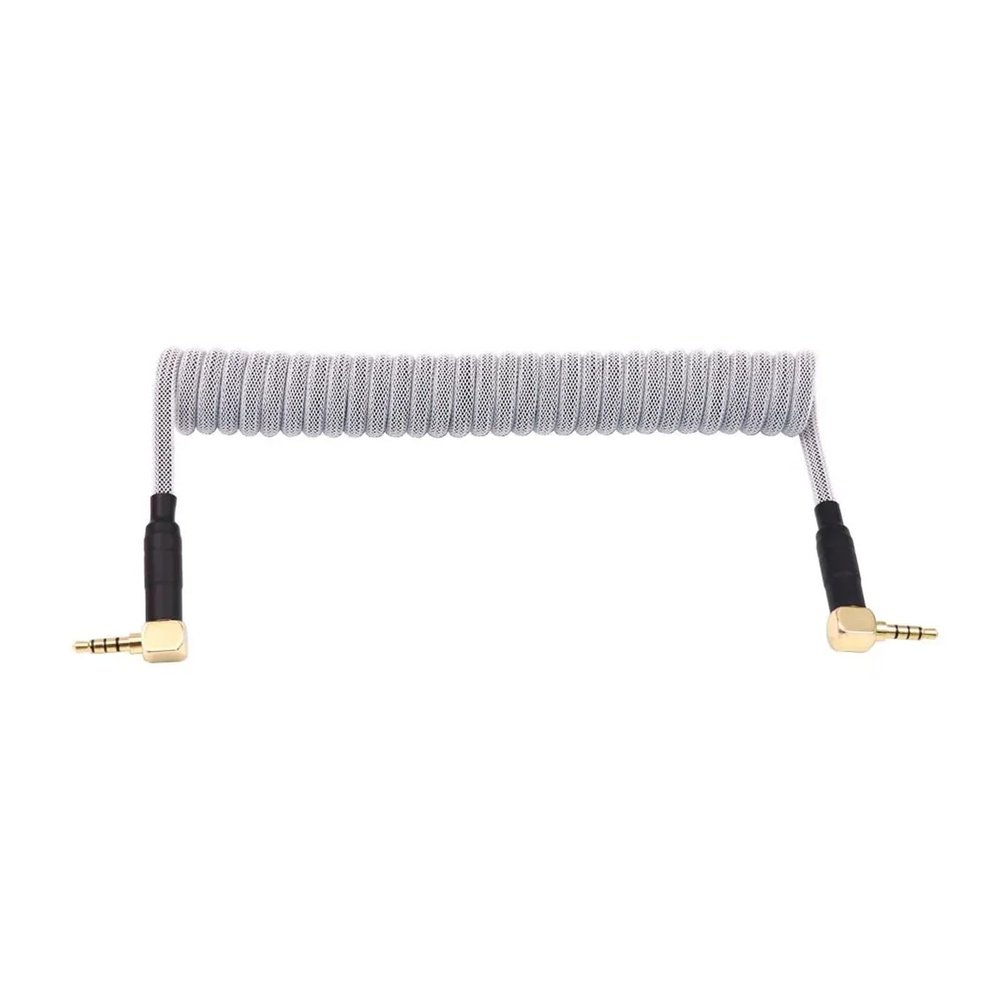 Chunsu Keyboard Coiled TRRS Handmake DIY Split Data Cables Mechanical Keyboard Sofle Data Cable Transfer(18)