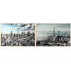 AlexandreHouse Cuadro Crystal Aluminium 120 x 4 x 80 mm CIUDAD 2 SURT view 1
