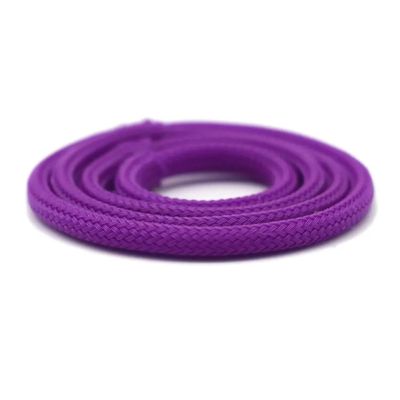 Chunsu 4mm Round PET Braided Sleeving Cable Expandable Sleeve Sheathing 10M(392inch)(Purple)
