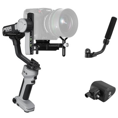 ZHIYUN Crane 4E [Official] Gimbal Stabilizer for Camera, Handheld 3 Axis DSLR Gimbal Stabilizer for Canon/Nikon/Sony with Tripod, Native Vertical Shooting, Video Recording, Specialty Expansion