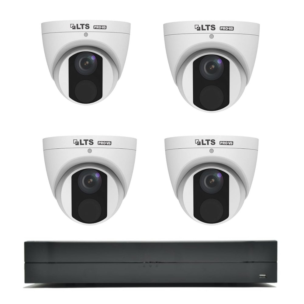 LTS Sapphire 16CH NVR (LTN6216N-P16) with 4MP Pro-VS Turret IP Cameras (VSIP3442W-MDA) - 4-Pack