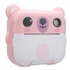 Akozon Instant Print Camera with Print Paper 2 Inch 320x240 TFT Sn 1080P Music Games 1000mAh Instant Print Digital Camera for Present (Pink) view 4