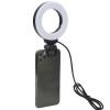 LED Light with Clip for Video C e Online Meeting, Selfie Light for Camera, 4in Fill Light with 3 Color Modes for Brighter Images view 2