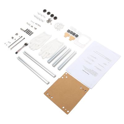 Aluminum Oy ITX Computer Open Case Bracket for DIY Ng Rig, Good Heat Dissipation, Split Hardware Structure, e Red Color Ions, Home Use (Silver)