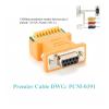 ACGTUY DB9 Female 9 Pin to Terminal Block CAN Terminator CAN Bus Adapter RS232 Serial Port Solderless to Screw Terminal Resistance view 3