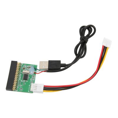 Acouto 1.44MB 3.5in Floppy Drive Connector to USB Cable A Plug and Play for Fast Data Transfer - Compatible with 34 PIN Floppy Drive - Easy Installation - Slim Design for Convenience