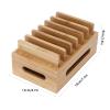 aqxreight Wood Cell Phone Dock Portable Tablet Computer Storage Box for Home Office for Organizing and STO Mobile Pho Tablets Other Gadgets the view 2