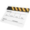 Organic Ylic Board 30x25CM Movie Film Director Action Clap Photography Tool - Professional Film Slate for Directors, Board for Cinema, Studio, Video - Compact Size & L (Yellow view 1