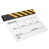 Organic Ylic Board 30x25CM Movie Film Director Action Clap Photography Tool - Professional Film Slate for Directors, Board for Cinema, Studio, Video - Compact Size & L (Yellow view 2
