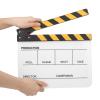 Organic Ylic Board 30x25CM Movie Film Director Action Clap Photography Tool - Professional Film Slate for Directors, Board for Cinema, Studio, Video - Compact Size & L (Yellow view 3