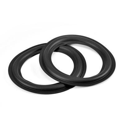 2pcs 6 i 156mm Perforated Rubber Surround Speaker Parts lacement Black Excessive EatRubber The is Manufactur6 i Speaker Foam lacement Speaker Foam Surround 6 i Rubb