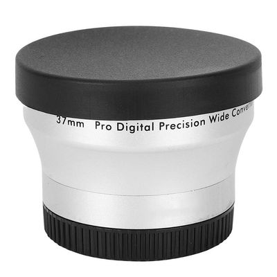0.45X Silver Ical Glass Camera Wide Angle Magnification Lens for 37mm Camera - Compatible with Camera Wide Angle Lens, Additional Lens