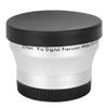 0.45X Silver Ical Glass Camera Wide Angle Magnification Lens for 37mm Camera - Compatible with Camera Wide Angle Lens, Additional Lens view 1