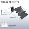 VIVO Pegboard Compatible 10 to 15.6 inch Laptop Mount Holder, Adjustable Notebook Tray, MOUNT-PB2L view 3