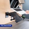 VIVO Pegboard Compatible 10 to 15.6 inch Laptop Mount Holder, Adjustable Notebook Tray, MOUNT-PB2L view 4