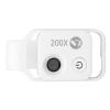 Portable 200X Mobile Phone Microscope with Clipon Design, LED Light and CPL Polarizer; for Precise Observation of Jade, Metal and More. (White) view 3