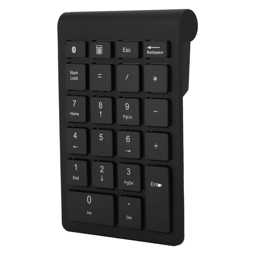 aqxreight BT304 22 Keys Numeric Keypad Keyboard Compatible with 5 0 Numeric Keypad is for Onthego Profession Need and Keyboard Goodbye (Black)