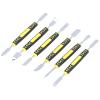 Metal Spudger, 6PCS Stainless Steel Dual Ends Pry Opening Spudger Headphone Jack Removal Tool Spudger Tool with Handle for Opening or Shells of Phones, Tablets, Watches view 1