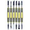 Metal Spudger, 6PCS Stainless Steel Dual Ends Pry Opening Spudger Headphone Jack Removal Tool Spudger Tool with Handle for Opening or Shells of Phones, Tablets, Watches view 4