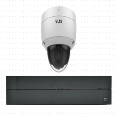 LTS LTCMIP7042W-28MA 4MP Fixed Dome Camera Bundle with LTN6216N-P16 16-Channel NVR, AI Detection & 4K Output