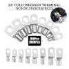 Copper Wire Lugs Ring Connector Bare Cable SC Cold Pressed Crimp Terminal SC6-5 SC6-6 SC6-8 SC10-6 SC10-8 SC16-6 SC16-8 SC25-6(100PCS,SC6-8) view 3