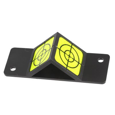 Nutriess Double Side Reflector Prism 45 High Accuracy Optical Glass Precision Surveying Tool for Total Station Tunnel Projects with Robust Build for High Precision Tasks
