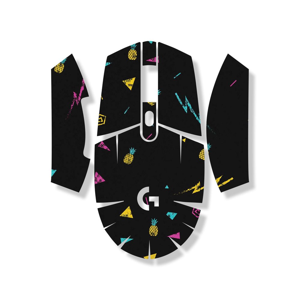 Mouse Skin Compatible with Logitech G305 Lightspeed - Magic Pineapple - Premium 3M Vinyl Protective Wrap Decal Cover - Easy to Apply | Crafted in The USA by MightySkins