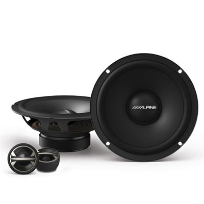 Alpine EL-E65C-G 6.5 Component 2-Way Speaker Set, Pair