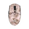 Glossy Glitter Mouse Skin Compatible with Logitech G305 Lightspeed - Butterfly Garden - Premium 3M Vinyl Protective Wrap Decal Cover - Easy to Apply | Crafted in The USA by MightySkins view 2