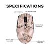 Glossy Glitter Mouse Skin Compatible with Logitech G305 Lightspeed - Butterfly Garden - Premium 3M Vinyl Protective Wrap Decal Cover - Easy to Apply | Crafted in The USA by MightySkins view 3