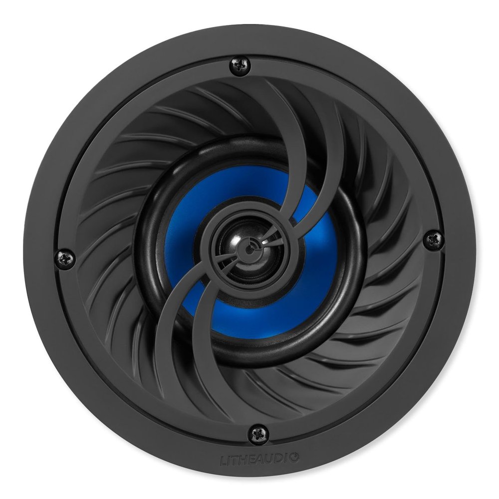 Lithe Audio 03255 4" Passive Ceiling Speaker, IP44-Rated, Single