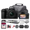Nikon Z50II Mirrorless Digital Camera with NIKKOR Z DX 16-50mm f/3.5-6.3 Lens Bundle with 64GB Memory Card + 6Ave Cleaning kit+ More (Renewed) view 1