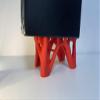 3D-Printed Speaker Stands (Set of 2)  Generative Design Inspired by Organic Structures for Modern Studio Setup (White) view 1