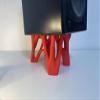 3D-Printed Speaker Stands (Set of 2)  Generative Design Inspired by Organic Structures for Modern Studio Setup (White) view 2
