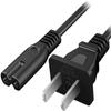 10ft Prong Power Cord for Sony PS5, PlayStation 5, Xbox One S/X Series X/S view 1