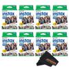 Fujifilm Instax Wide Instant Film Twin Pack with Sunshine Photo Microfiber Cloth... (8 Pack-160 Exposures) view 1