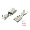 100 Pcs 4.8mm DJ621-4.8 * 0.8B Automotive Wire Connector Splice Terminal Socket Fuse Box Cable Harness Female Crimp Pins view 2