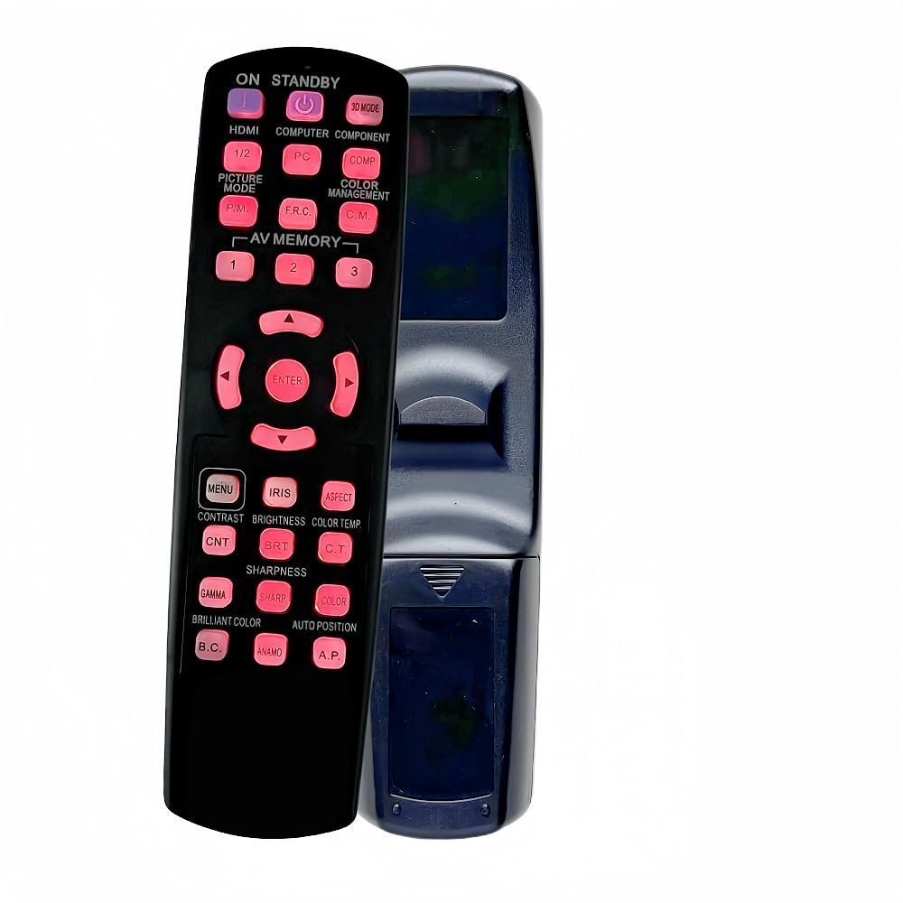 Dtirszxy Replacement Projector Remote Control for Mitsubishi New Remote Control Fit for Mitsubishi HC900 HC900U HC9000 HC9000D HC3200 HC3800 HC3900 HC4000 Projector