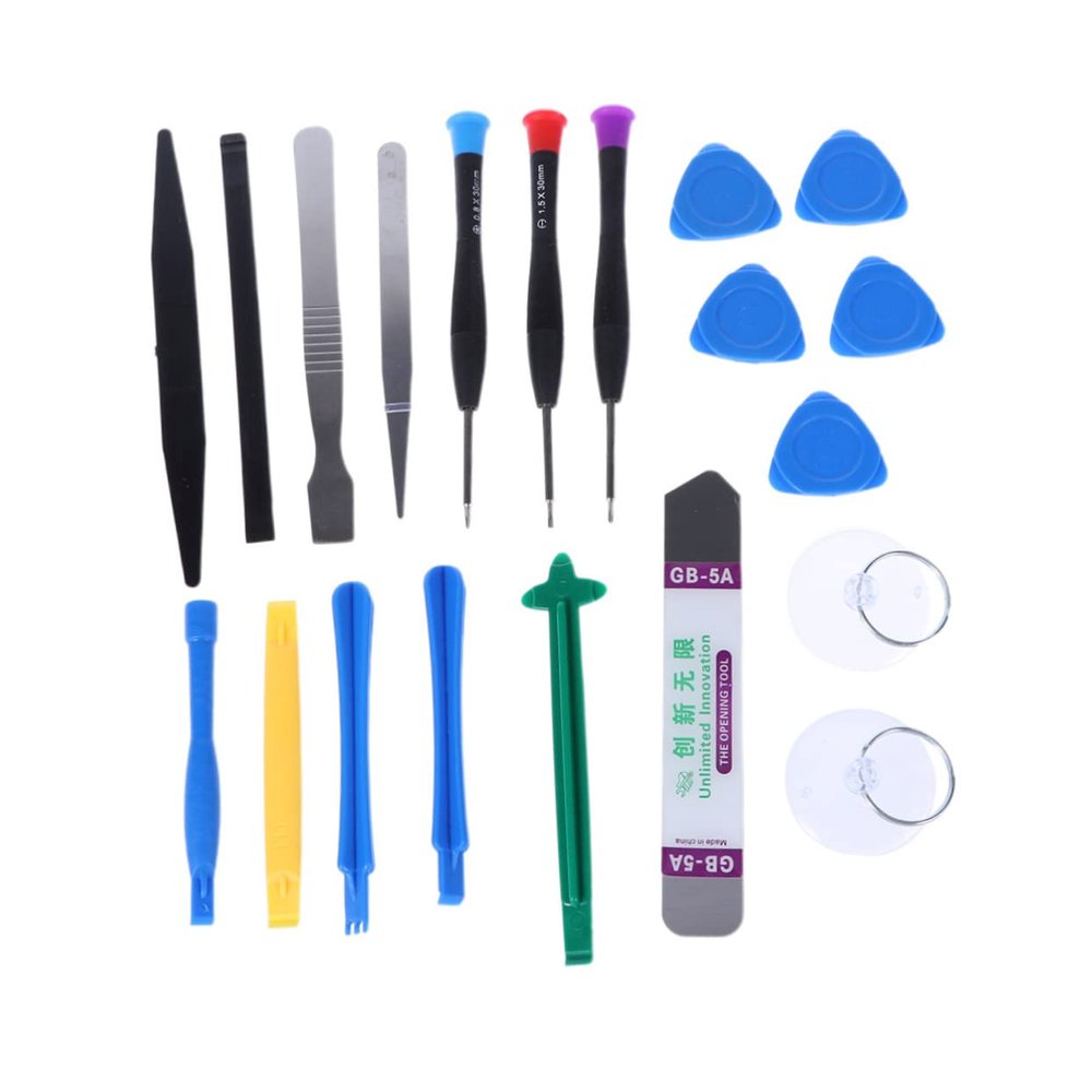 CAXUSD 20pcs Disassembling Tool Set for Precision Screwdriver Kit Non- Handle Ergonomic Design for Electronic Devices and Accessories