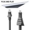 Oreilet Flat High Performance / 75ft Cable, Rectangular Satellite Replacement Cable Flat Network Cable, Cable Extension Cord for Flat High Performance view 4
