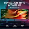 BINFC YOGAES 49 Inch Wide Dual QHD (5120x1440) IPS Surface Game Display, 49 Inch montior. HDR 400, Hidden Inside, USB-C, VESA100*100mm, Tilt Height Adjustment Possible, G-Sync (144hz) view 3